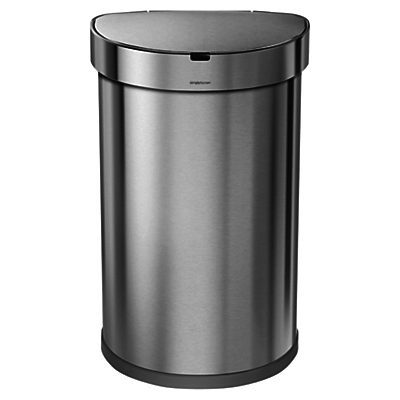 simplehuman Semi-Round Sensor Bin, 45L simplehuman Semi-Round Sensor Bin, 45L